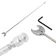 Antena Corta Pipa Moto Retrati Harley David Fat Boy BMW M12