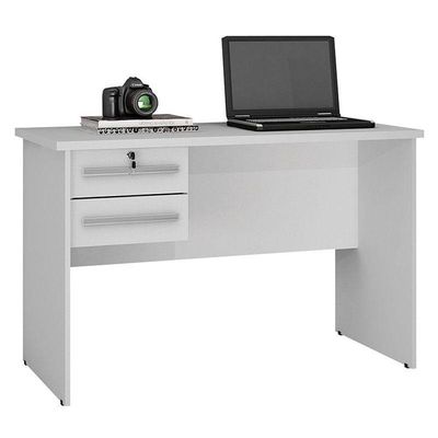 Mesa Para Computador Ambiente Byte Branco - Valdemóveis