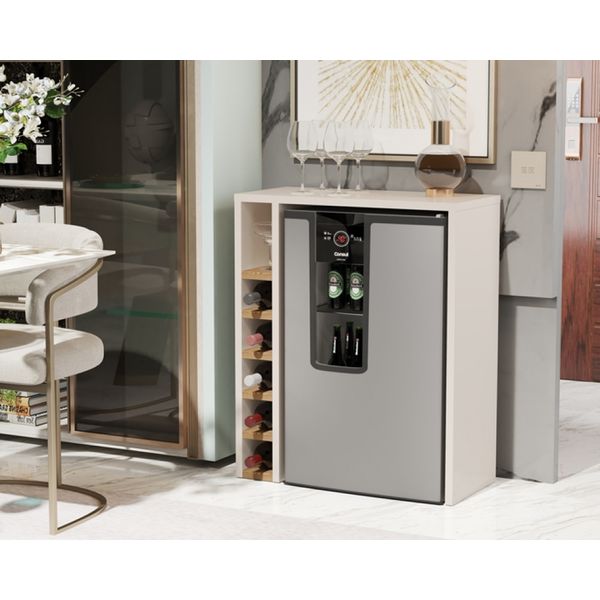 Adega Planejada Carvalho 4008 cor Off white / nature Adega Planejada Carvalho 4008 cor Off white / nature