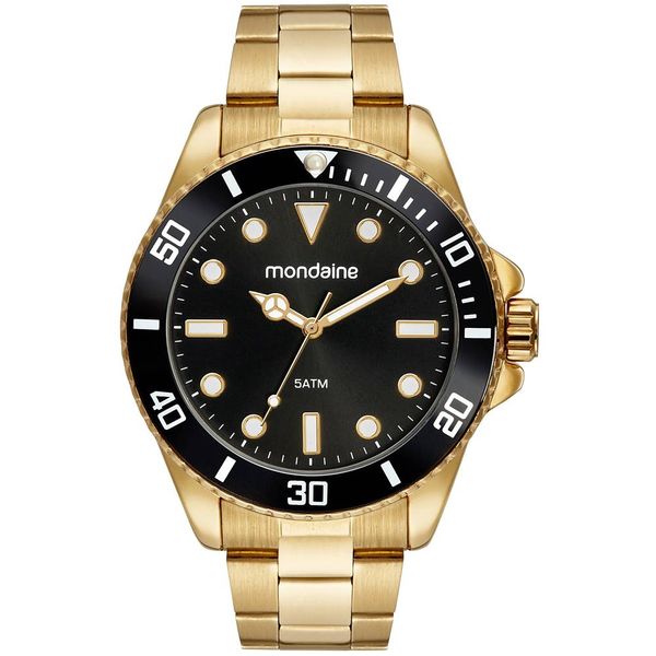Relogio Mondaine Masculino Ref:32549gpmvde2 Casual Dourado