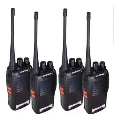 Kit 4 Radio Walk Talk Comunicador 16 Ch 12Km Baofeng 777S