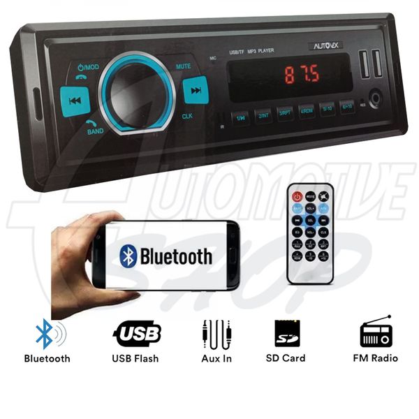 Som Radio Automotivo Mp3 Player 2202 Buetooth AUX Dual USB