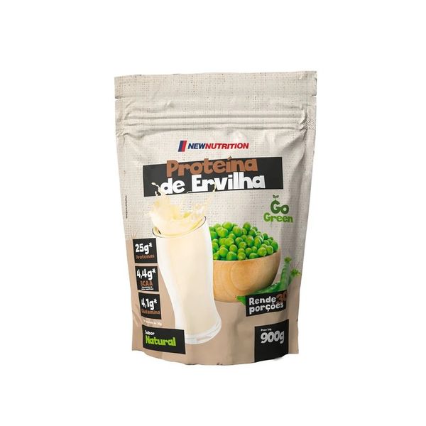 Proteína da Ervilha (900g) 100% Vegana New Nutrition - Natural