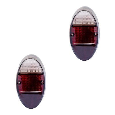 Par Lente Traseira Fusca 1200 1962/66 1300 1967/82 Fumê