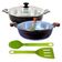 Jogo Frigideiras Antiaderente Usinado AA e AM 30cm T04 N03