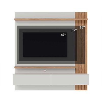 Home Painel Suspenso 150cm Ripado Railay Noce/Preto G73 - Gran Belo