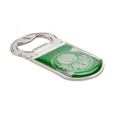 Abridor Garrafas Palmeiras Com Ímã 9x4,5cm Oficial