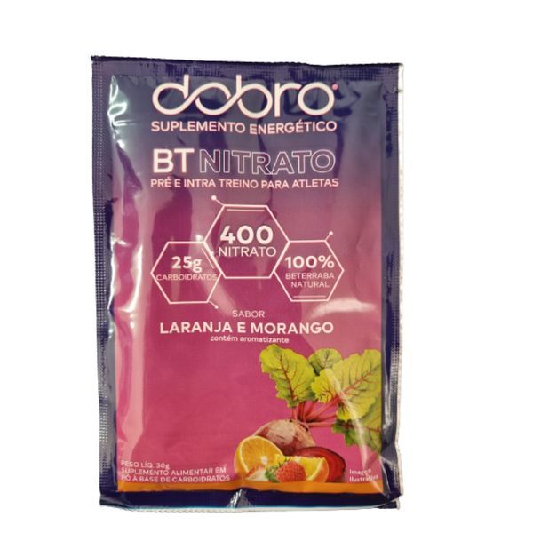 Kit 2X: BT Nitrato Laranja e Morango Sachê Dobro 30g