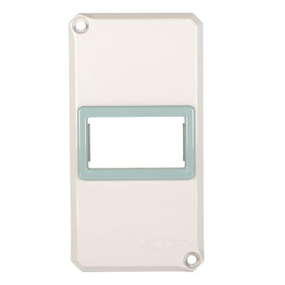 Tampa para condulete 1" com 1  posto horizontal para modular