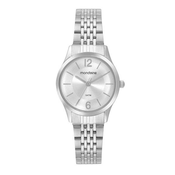 Relogio Mondaine Feminino Ref:32698l0mvne3 Social Prateado