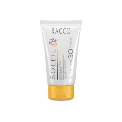 Protetor solar facial FPS 30 Soleil Racco 40g (3059)