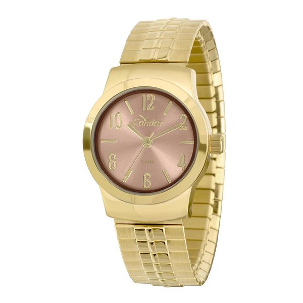 Relógio Condor Feminino Ref:Co2035klz/4x Social Mola Dourado