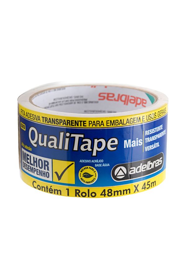 Fita Empacotamento Adelbras Transparente 48mmx45m
