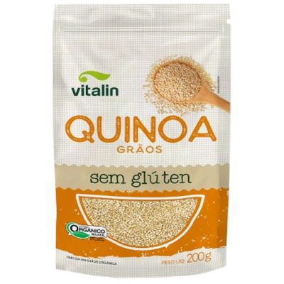 Quinoa em Grãos Orgânica Sem Glúten Vitalin 200g