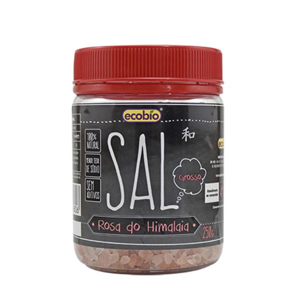 Sal Rosa do Himalaia Grosso Ecobio 250g Sal Rosa do Himalaia Grosso Ecobio 250g