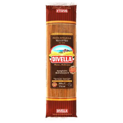 MACARRÃO DIVELLA 08 SPAGHET INTEG 500G