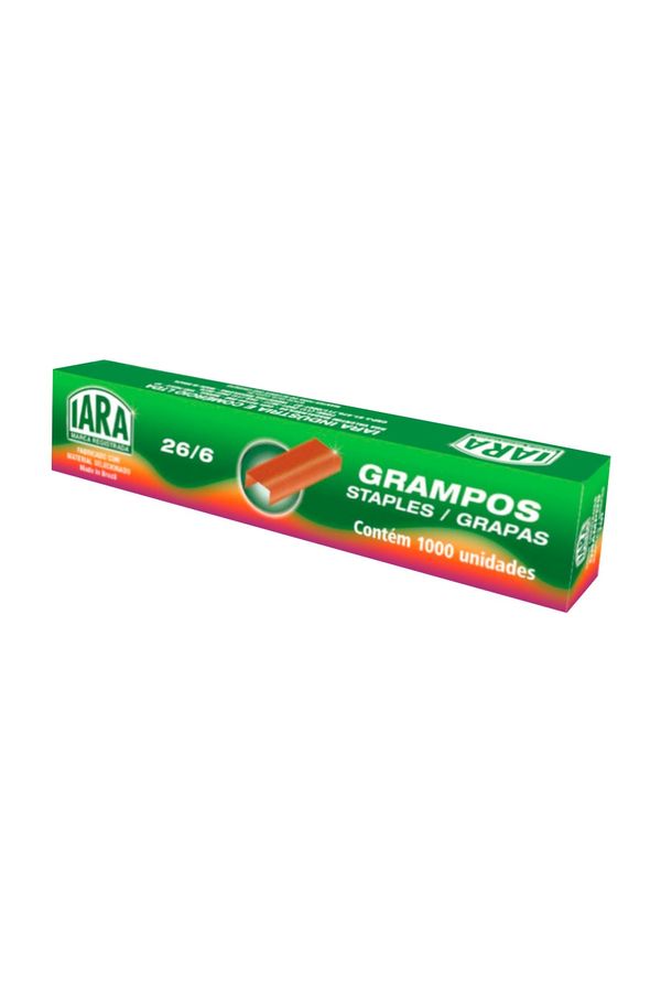 Grampo Iara Nº26/06 com 1000 Unidades
