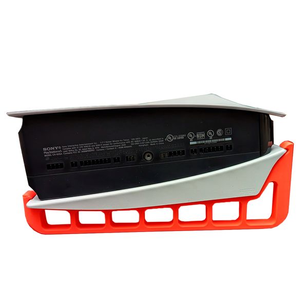 Suporte 3D Horizontal Melhor Resfriamento PS5 Vermelho