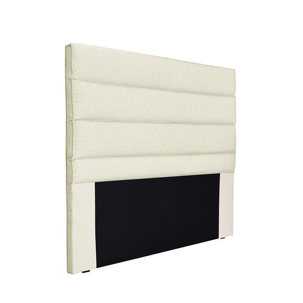 Cabeceira Cama Box Queen 160 cm Arles Linho S04 - D'Rossi Dourado