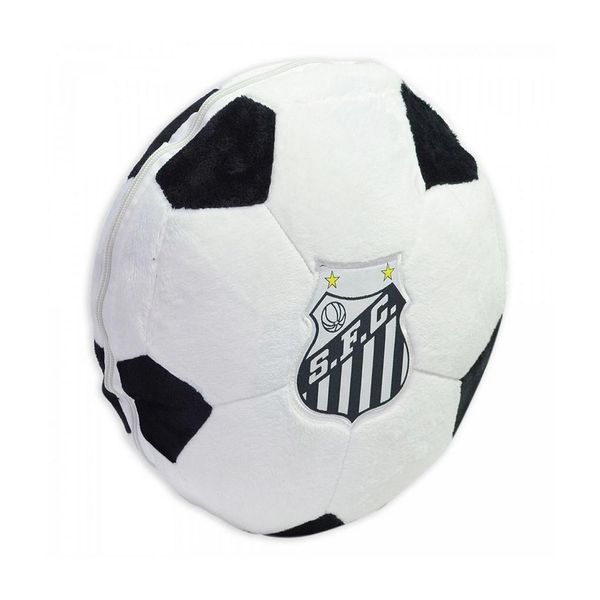 Almofada Bola Pelúcia Santos Oficial