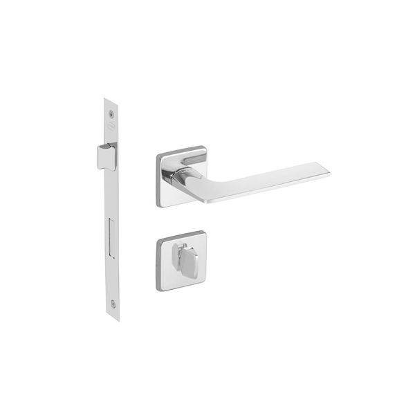 FECHADURA MALBA IMAB BANHEIRO WC CROMADA CR QUADRADA 55MM