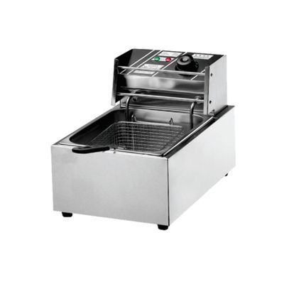 Fritadeira Elétrica 1 Cuba Aço Inox 5 Litros 110v 1800W