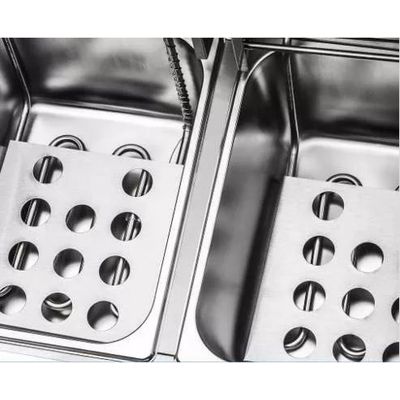 Fritadeira Elétrica 1 Cuba Aço Inox 5 Litros 110v 1800W