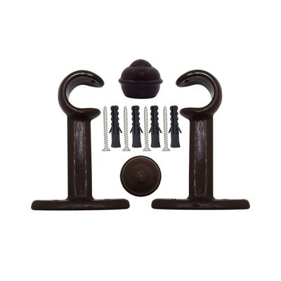 Kit Varão Bella Arte Prátiko 3,00mx19mm Imbuia