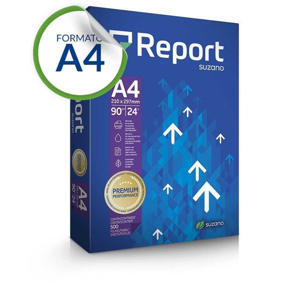 PAPEL A4 90G 500FLS BRANCO REPORT