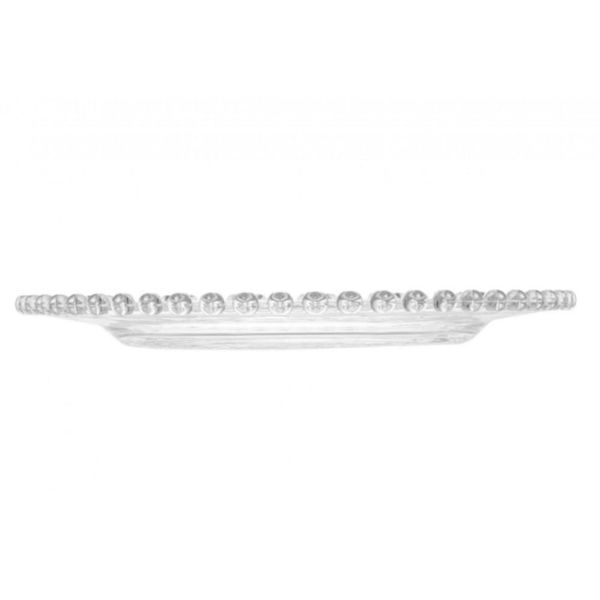Jogo 6 Pratos Rasos Cristal Coração 28cm - Lyor