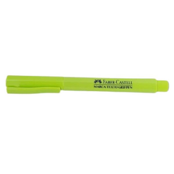 MARCA TEXTO VERDE FOLHA FABER CASTELL