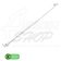 Antena Corta Pipa Moto Retrátil Retrovisor Aço Inox Prto M1A