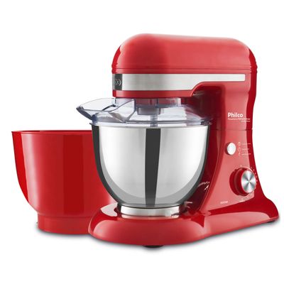 Batedeira  Planetária Philco PBP600V Turbo Inox Double Bowl 600W 127V