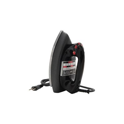 Ferro de Passar Roupa a Seco Black & Decker VFA ECO5 Preto - 220V