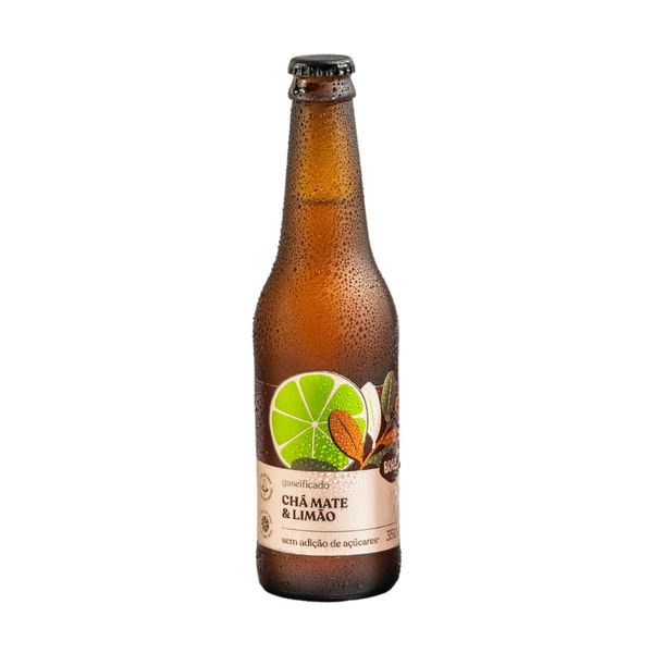 Chá Mate com Limão Gaseificado Brazô 350ml