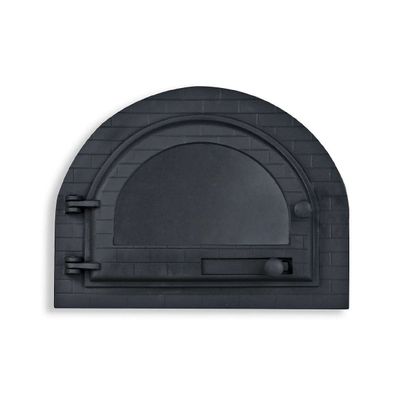 Porta Forno Ferro Igloo Com Vidro Libaneza 31x42cm