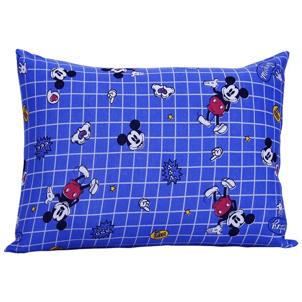 Fronha Portallar Malha Disney Estampada Hey Mickey 48cmx68cm Azul