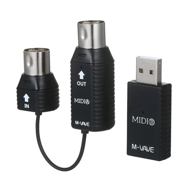 Adaptador MIDI/USB P/ Controlador M-Vave MS1 - AC2766