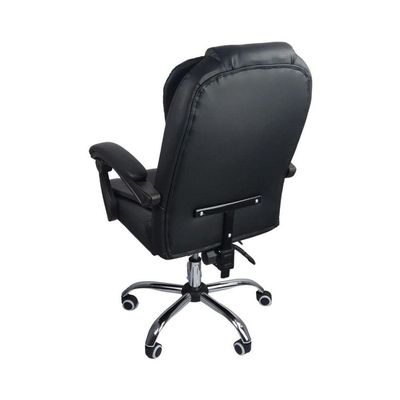 Cadeira De Escritório Presidente Reclinável Ergonômica Preto