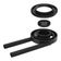 Queimador Duplo Longo Completo Fogão Industrial Ferro 17,2cm