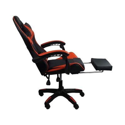 Kit 2 Cadeiras Gamer Stillus Ergonômica Com Apoio Para Os Pés Vermelho