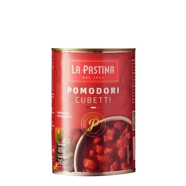 TOMATE LA PASTINA POMODORI CUBETTI 400G TOMATE LA PASTINA POMODORI CUBETTI 400G