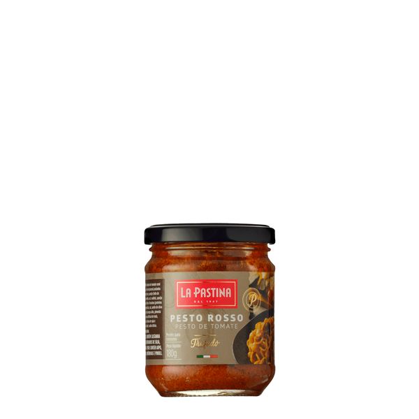 MOLHO PESTO ROSSO DE TOMATE TRUFADO LA PASTINA 180G MOLHO PESTO ROSSO DE TOMATE TRUFADO LA PASTINA 180G