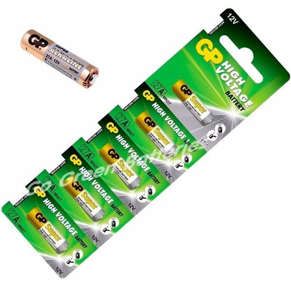 Cartela 5 Baterias 27A 12V Alcalina Cartela 5 Baterias 27A 12V Alcalina