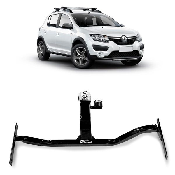 Engate de Reboque Sandero Stepway 2015 a 2022 Rabicho Fixo 500kg