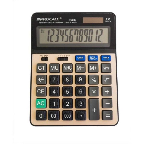 CALCULADORA DE MESA 12 DIG PC289 PROCALC