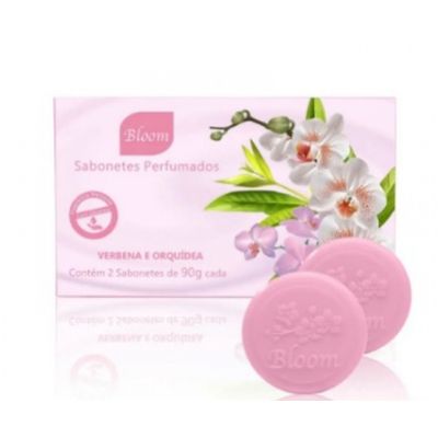 Estojo c 2 Sabonete Perfum Bloom Verbena e Orquídea (1123)