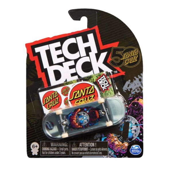 Skate de Dedo Radical Santa Cruz Caveira Tech Deck - Sunny