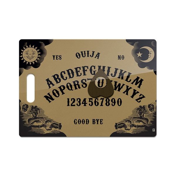 Tábua De Carne De Vidro 35x25cm, Linha Terror, modelo Tábua de Ouija