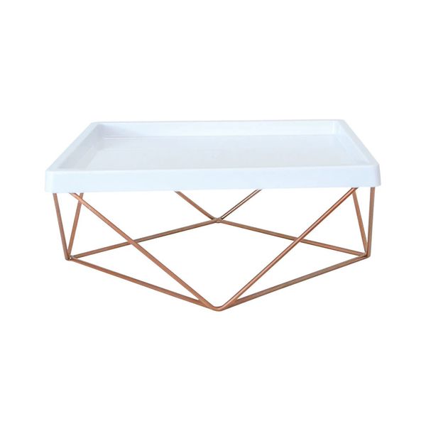Bandeja Retangular Produfest Branca 30x25cm